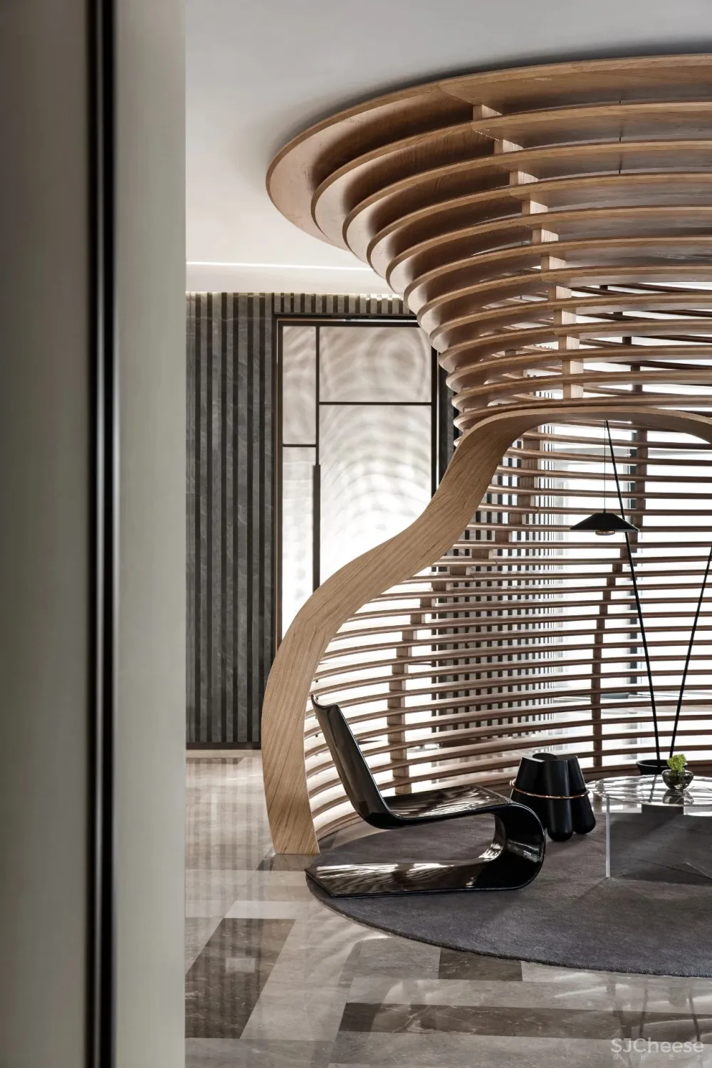 牧笛设计力作丨原木、灰砖,追求美感与质朴的平衡