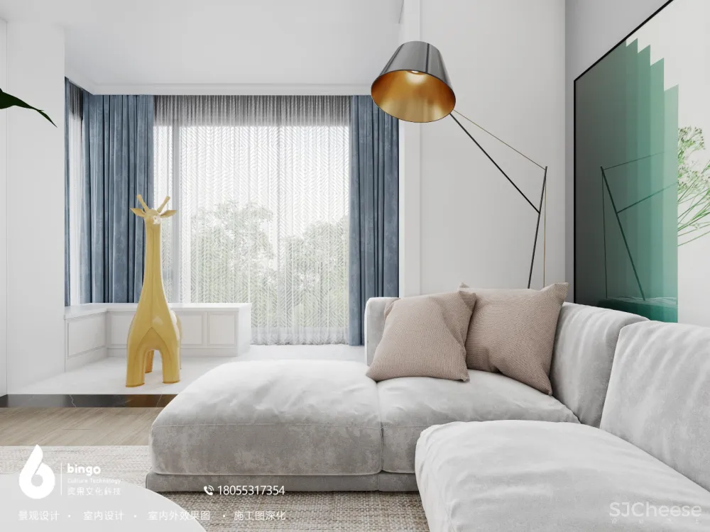 夏日里的小清新 现代美式