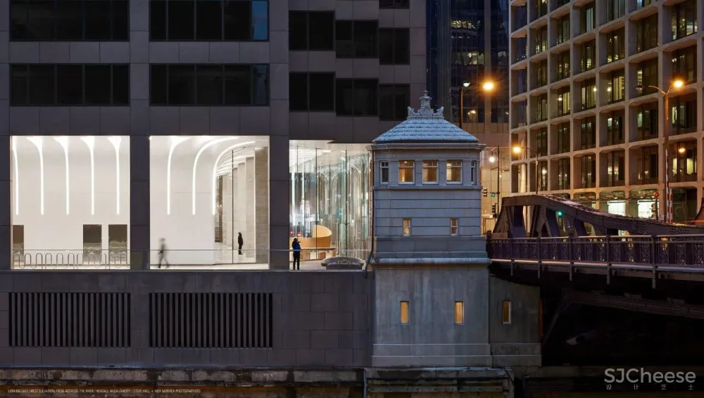 弧形玻璃幕墙+从墙到顶的天花,这个大堂改造太惊艳!