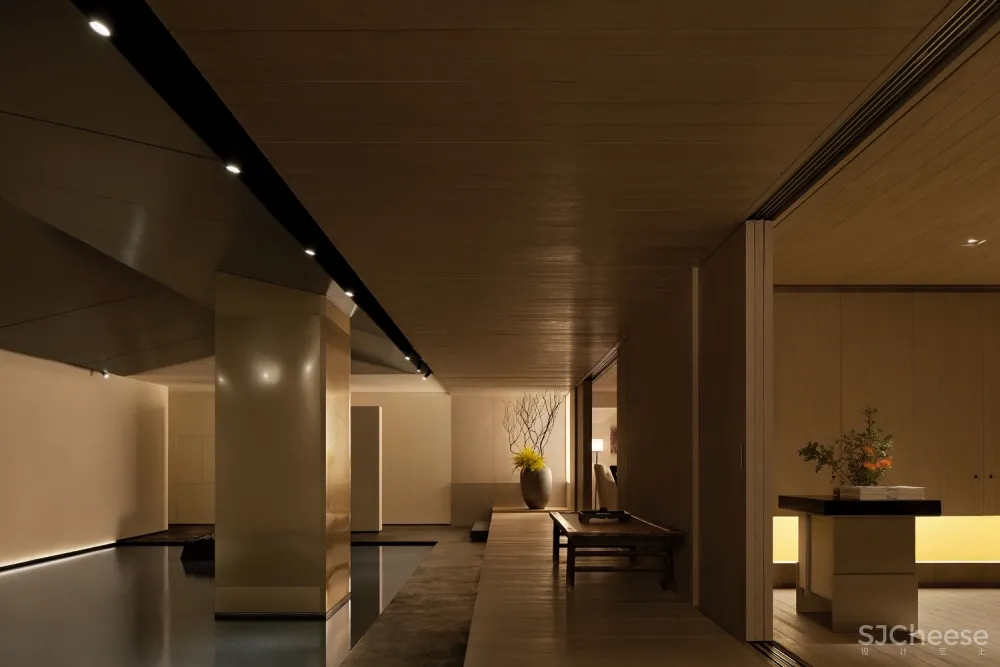 深圳东西茶室 – 田水月：水平线空间设计