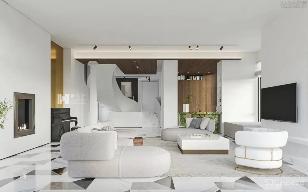 赫设计丨洗尽铅华的极简空间,历久弥新的浓情蜜意