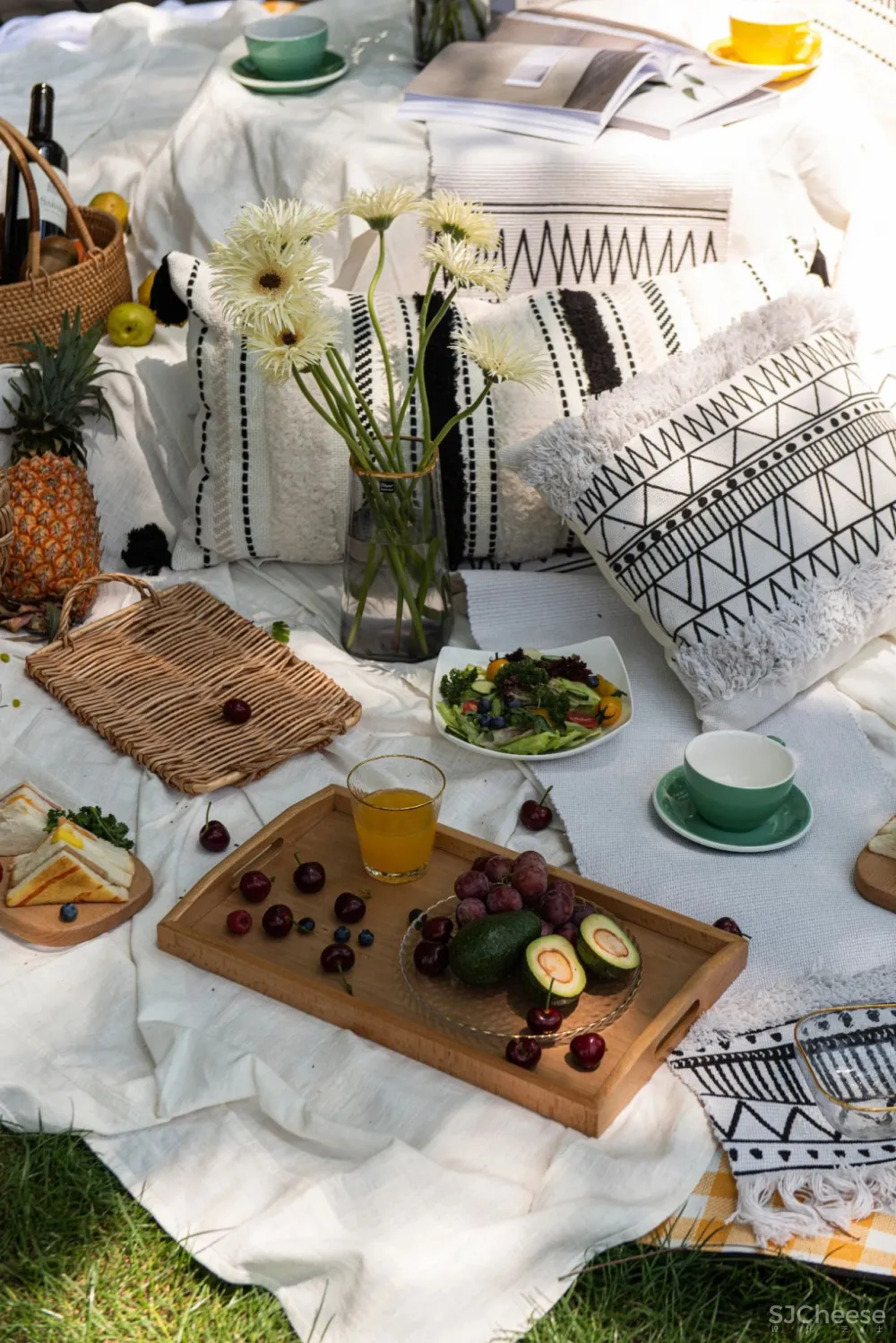 杉树林里的极美民宿