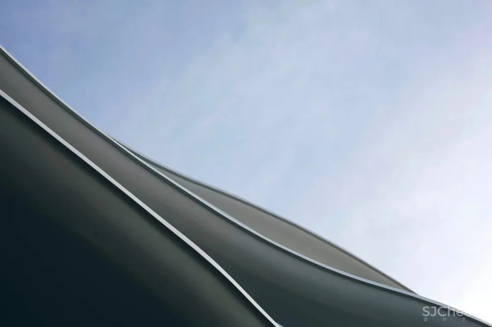 别墅还可以这样设计，从内到外的阶梯式曲线太美！