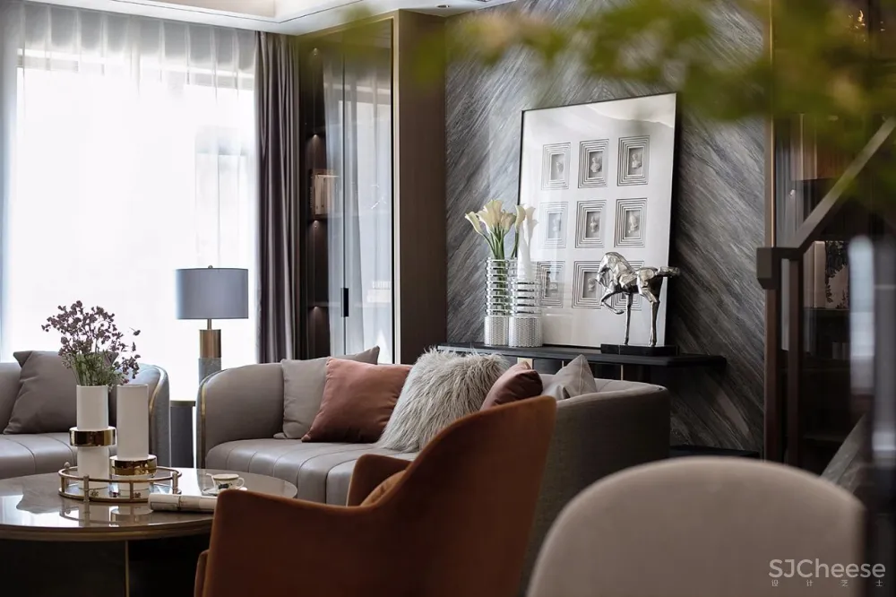 300㎡静奢私宅,直撩心底的优雅魅力!