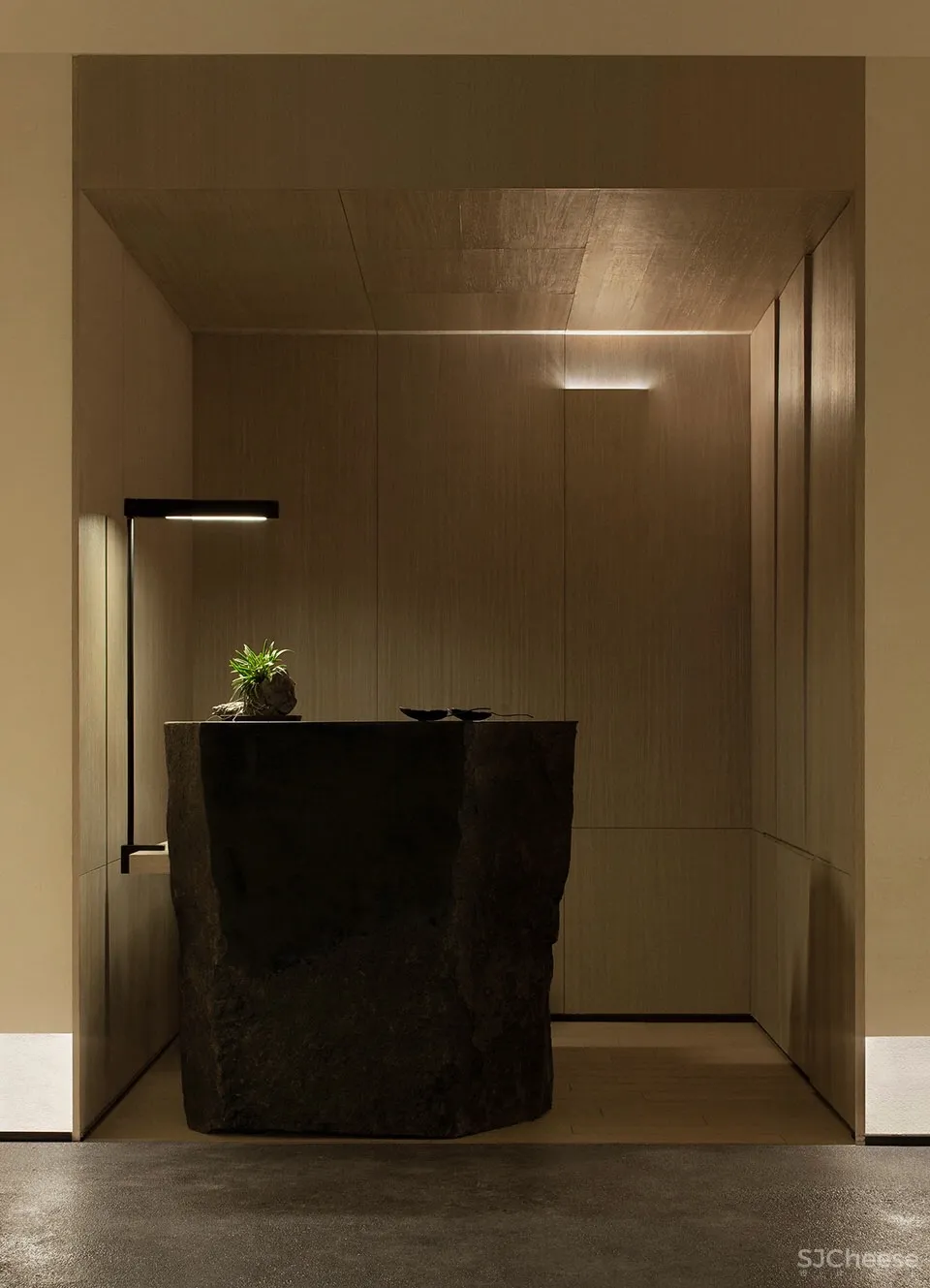 深圳东西茶室 – 田水月：水平线空间设计