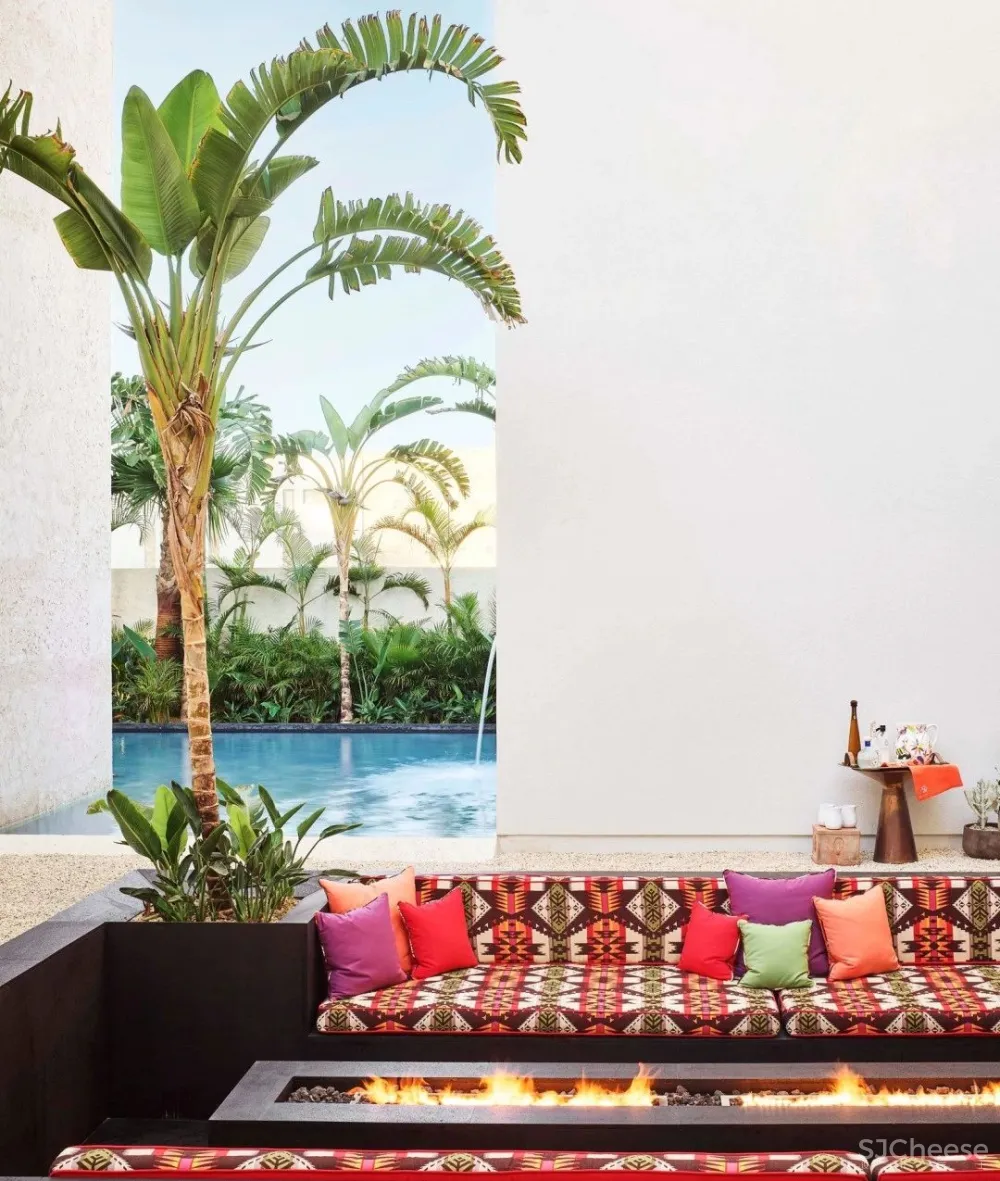 现代简约的度假屋,软装却这样设计,太梦幻了!