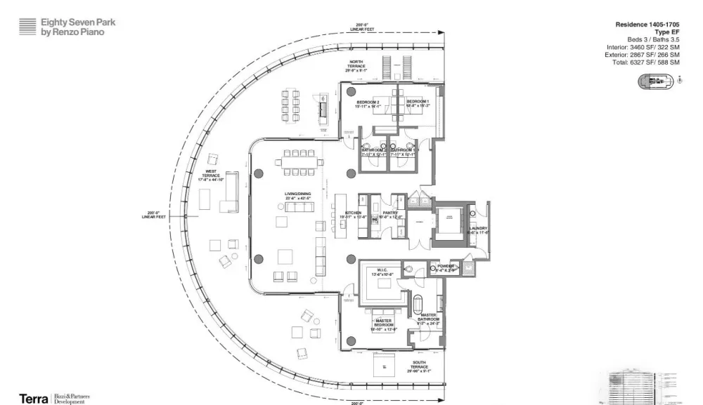 迈阿密最贵豪宅，顶层公寓6.8亿美元｜伦佐·皮亚诺新作
