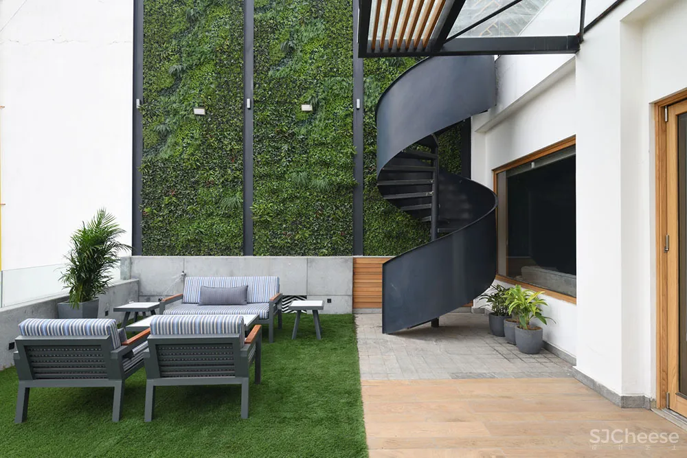 来自印度的日式风味丨印度屏风住宅