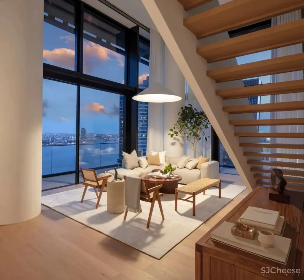 Richard Meier 设计的公寓楼,极简主义精装够低调、也够奢华!