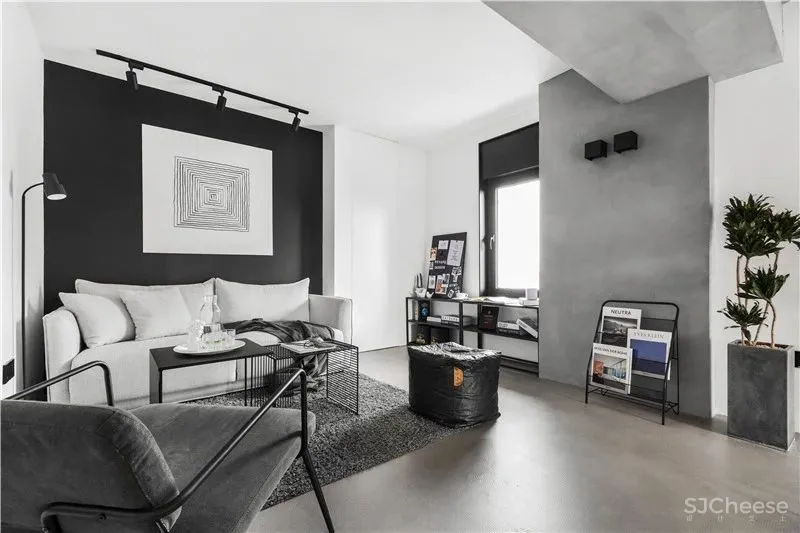 【缪茹空间设计】黑白是工作之余肉眼可及的闲适 R’s Yard!