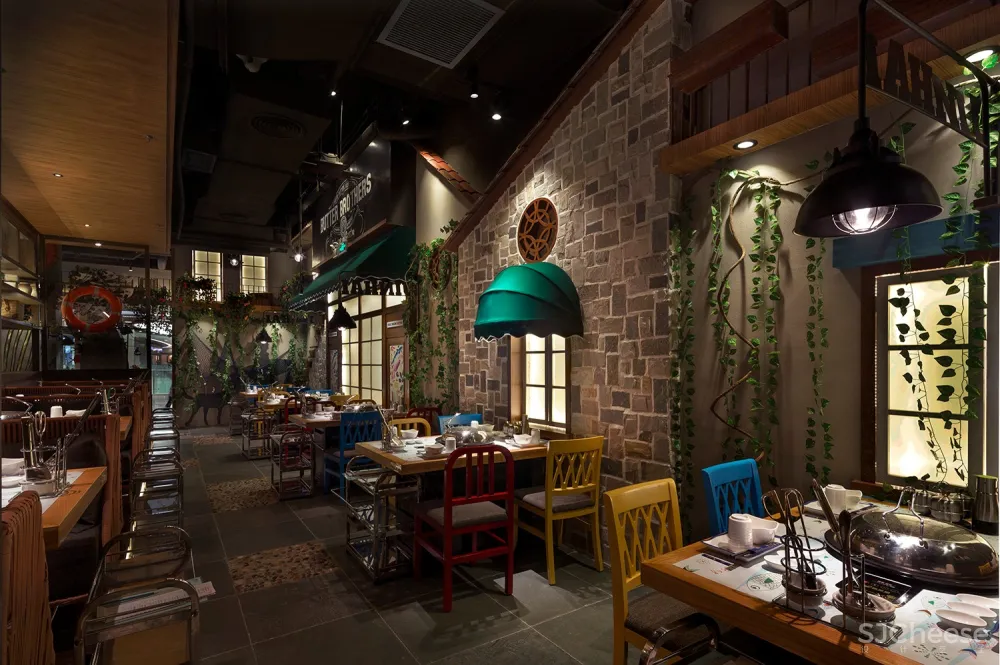 鲜到不得了的海鲜餐厅设计“近海蒸鲜”从海里飞来深圳