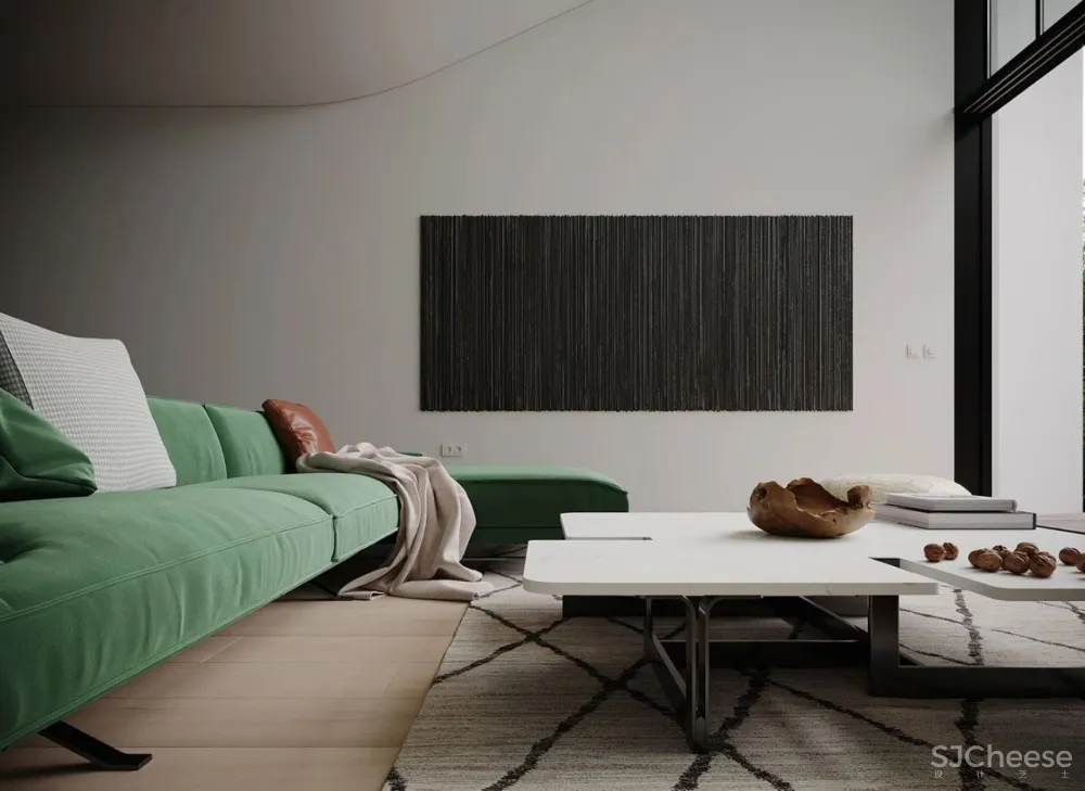 塞尔维亚极简设计,软装搭配太美了!