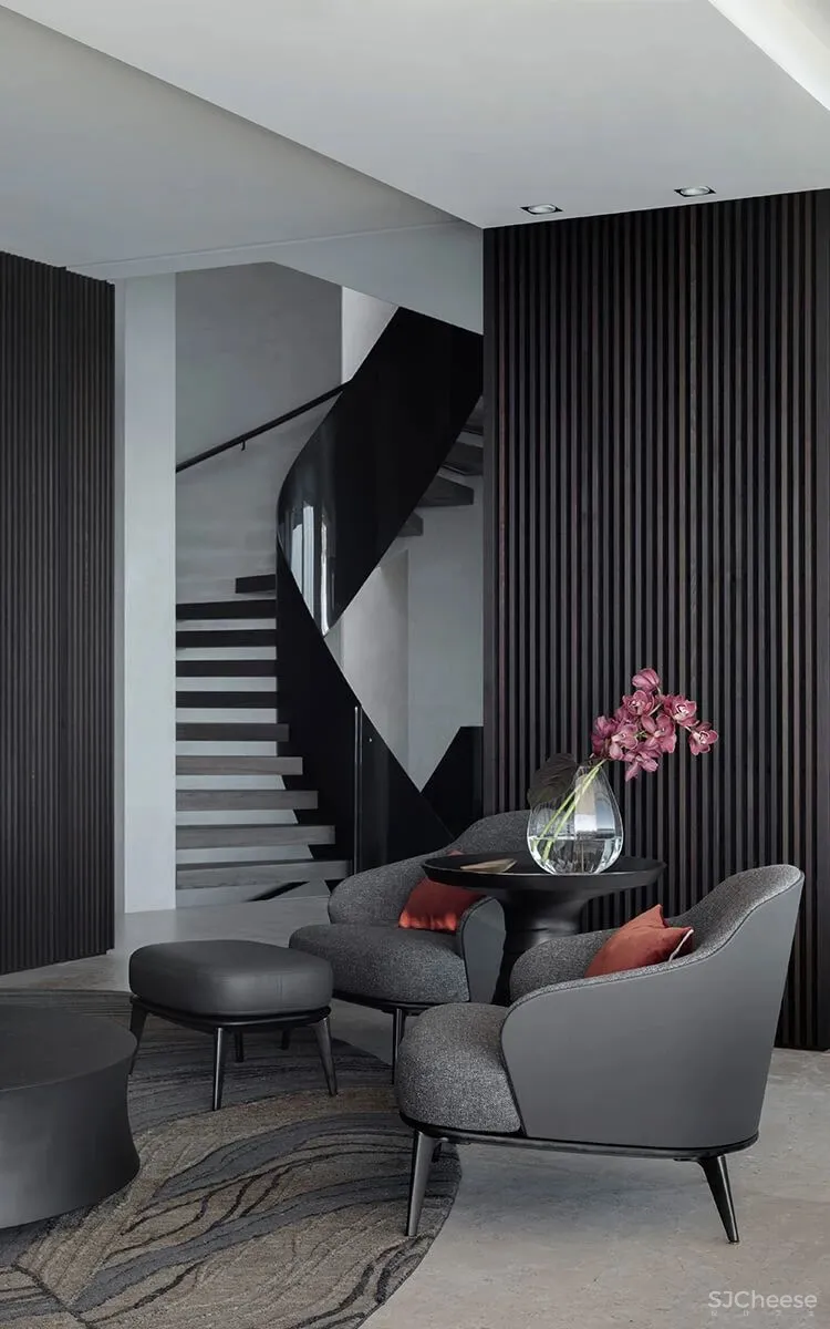 简约的大宅设计,恰当好处的细部表现