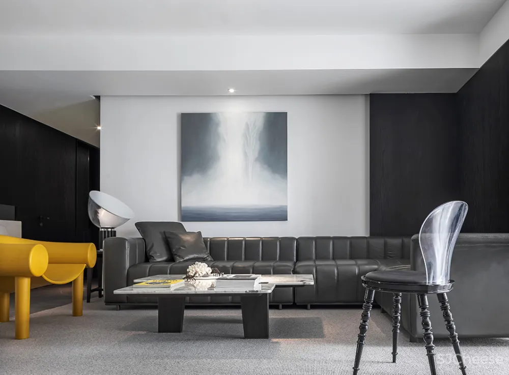 极简黑白灰,这样设计太有格调了!