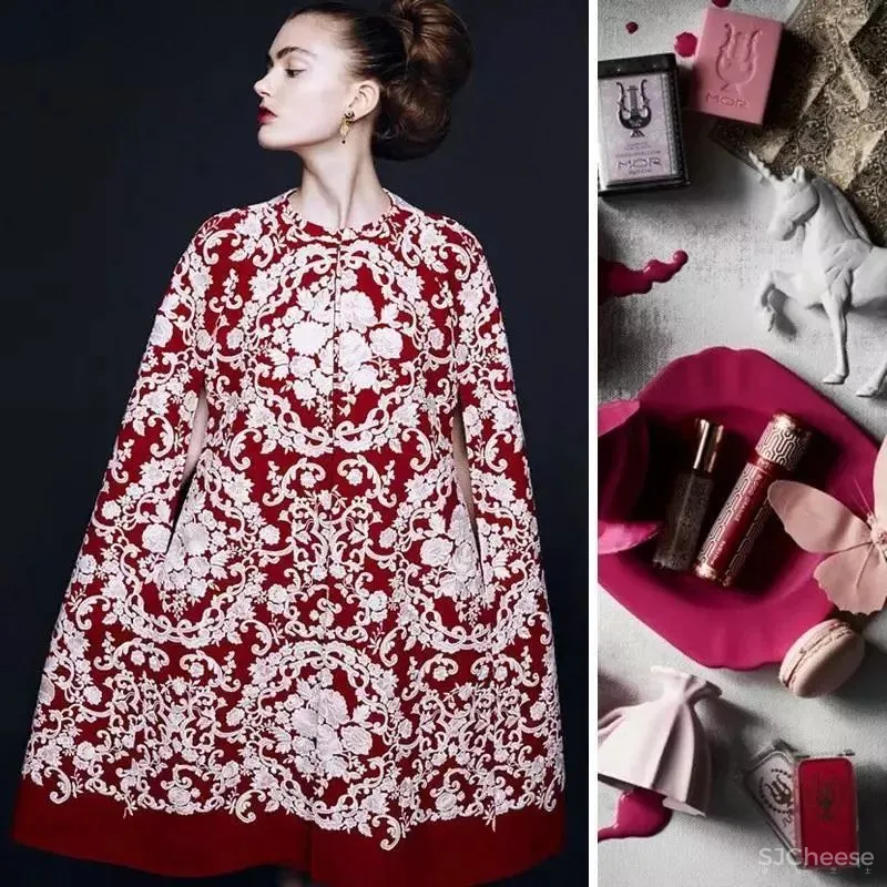 高级灰 红色，当代东方优雅美学的完美演绎