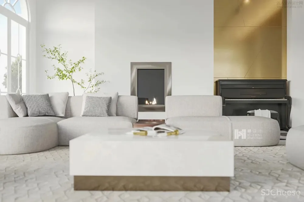 赫设计丨洗尽铅华的极简空间,历久弥新的浓情蜜意