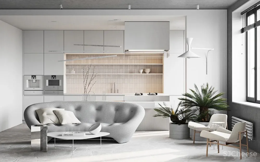 85㎡ 改成一室户,全开放式布局更显宽敞!