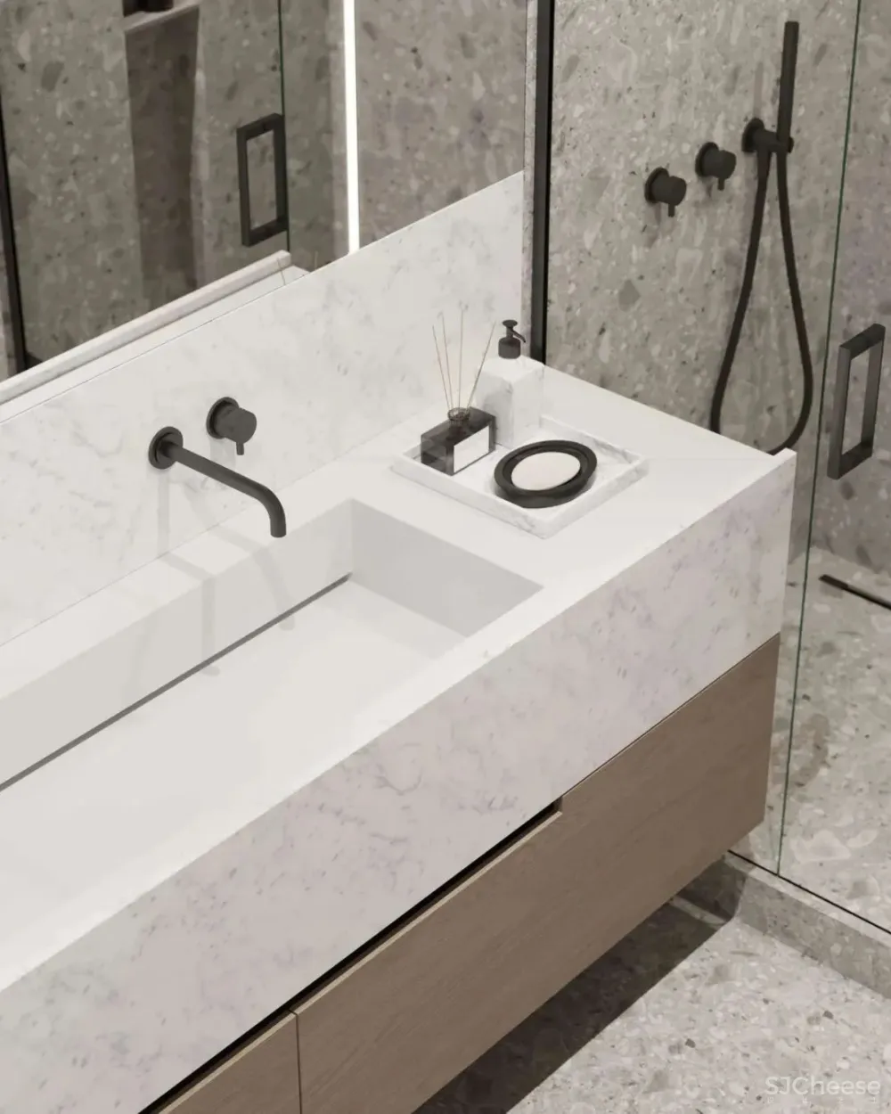 66㎡浅度灰私宅,简约不单调的质感生活!