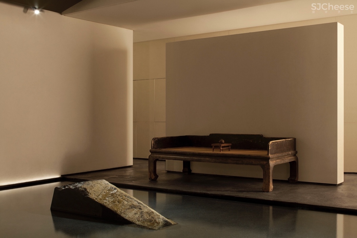 深圳东西茶室 – 田水月：水平线空间设计