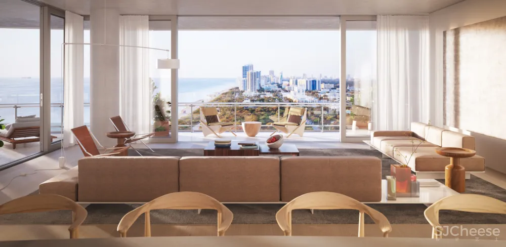 迈阿密最贵豪宅，顶层公寓6.8亿美元｜伦佐·皮亚诺新作