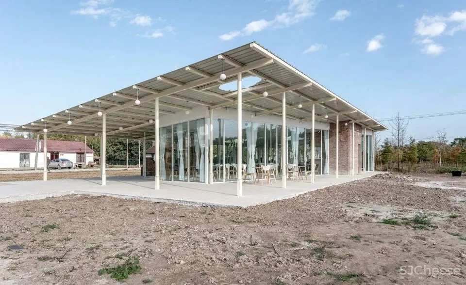 新作 崇明岛前哨村咖啡馆:脱离现代主义的纯粹 本义建筑