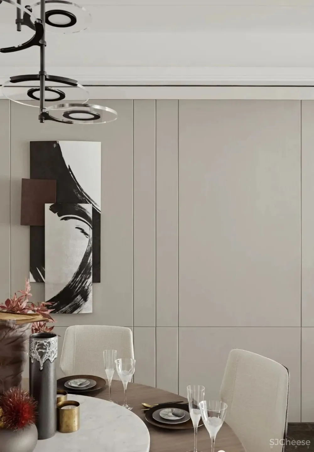 梁志天最新力作 厦门岛芯湖里COD「中骏·天盈」260平和186平样板间