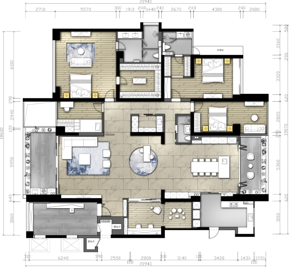 现代雅致,大平层的诗意美学