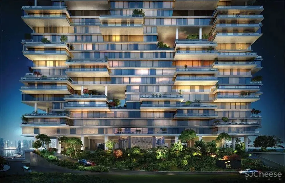 ONE PALM丨英国、日本、奥地利三大国家设计师联手打造，迪拜最贵空中别墅