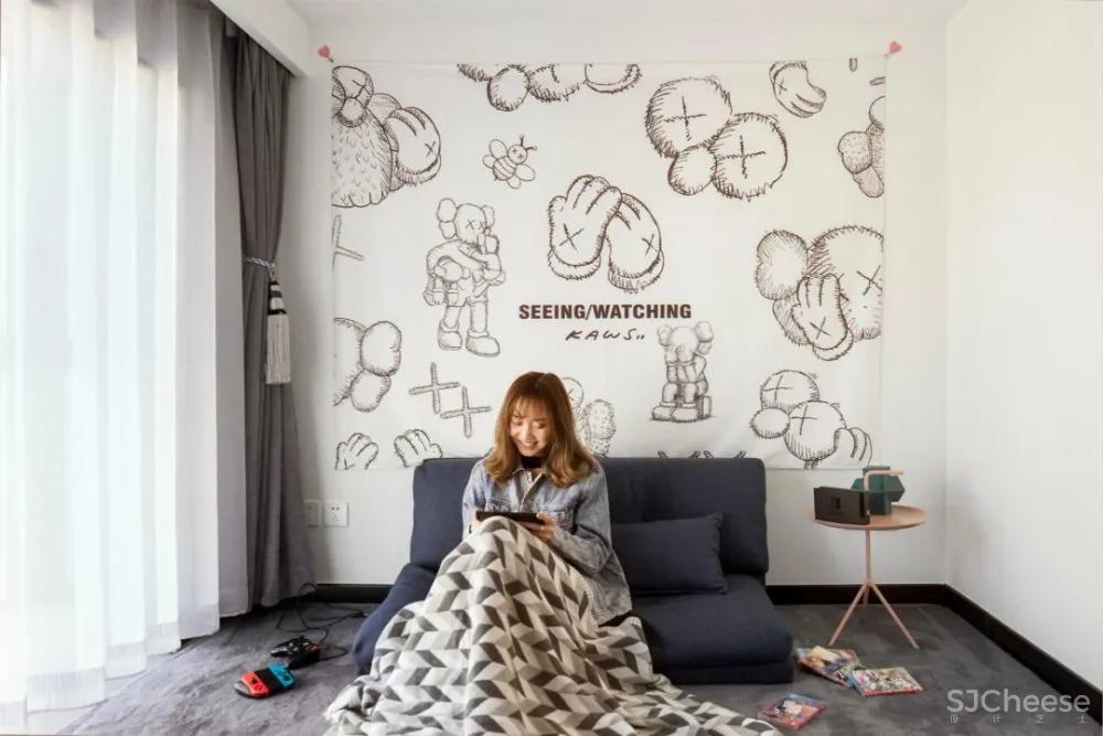 北京95后姑娘,36w把105㎡三居改五居,住三代人,坐拥影音室、游戏房、衣帽间!