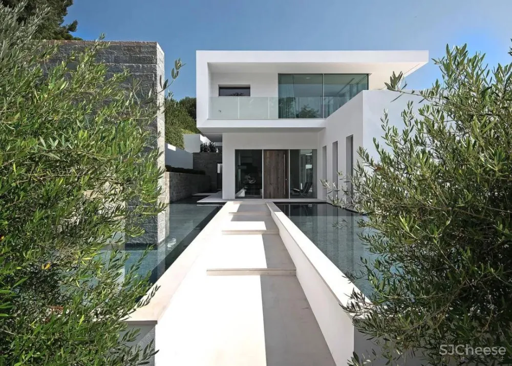 Caprini&Pellerin•海岛酒店将建筑几何完美融入自然环境!