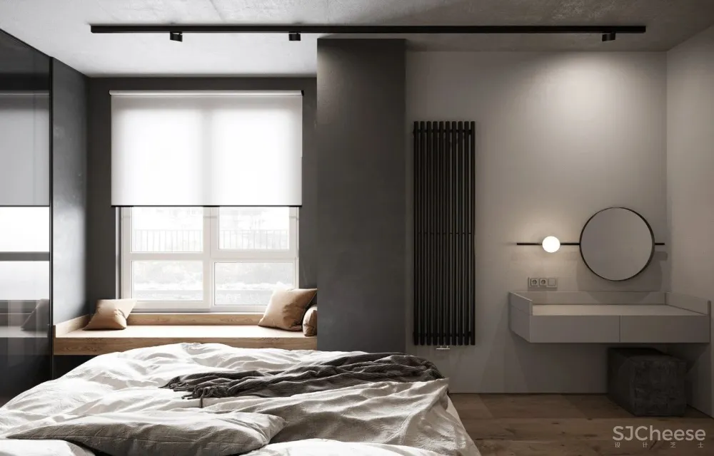 简约复式公寓,石材墙面竟如此有质感