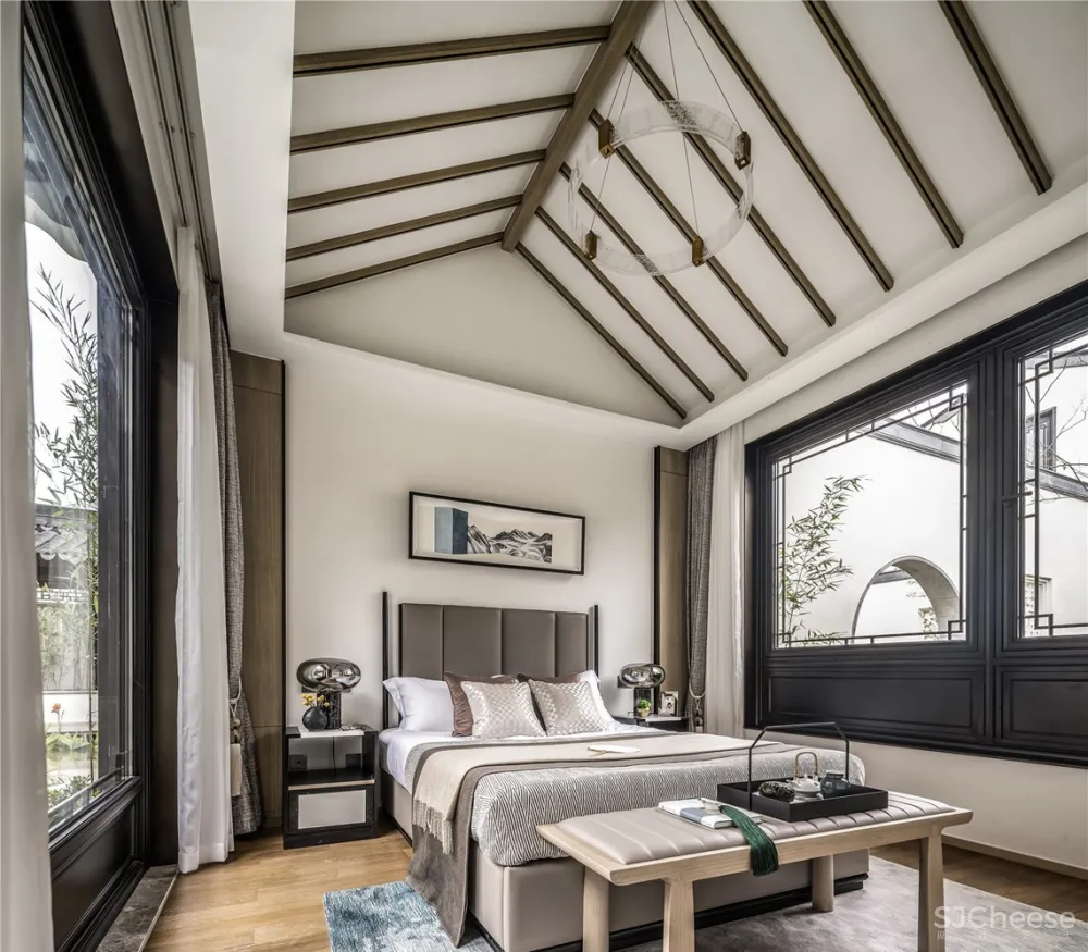 新中式 轻奢，每个空间设计都很赞！