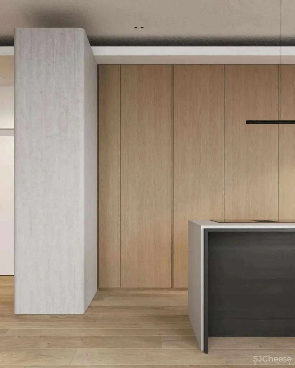 66㎡浅度灰私宅,简约不单调的质感生活!