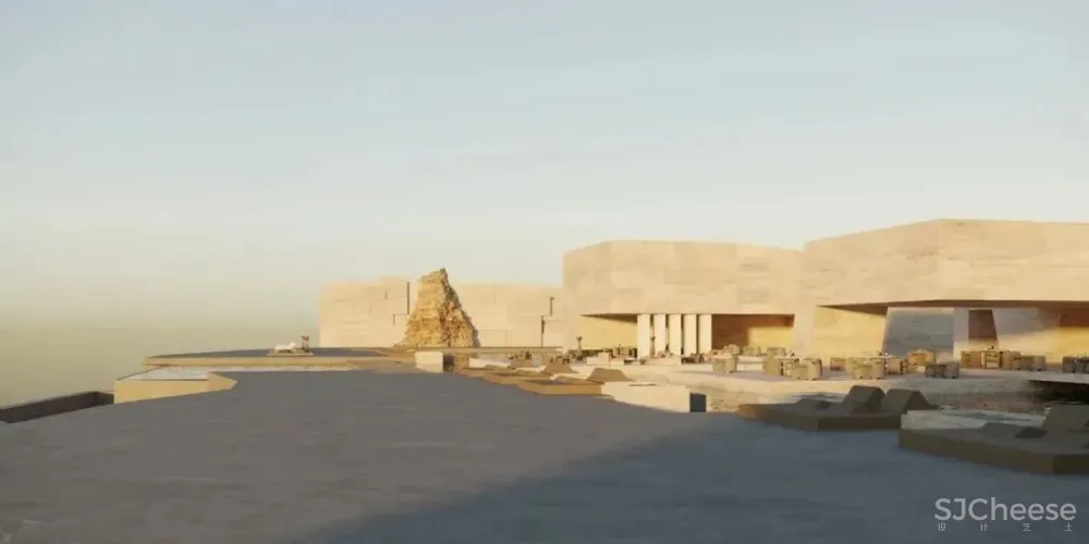 Caprini&Pellerin•海岛酒店将建筑几何完美融入自然环境!