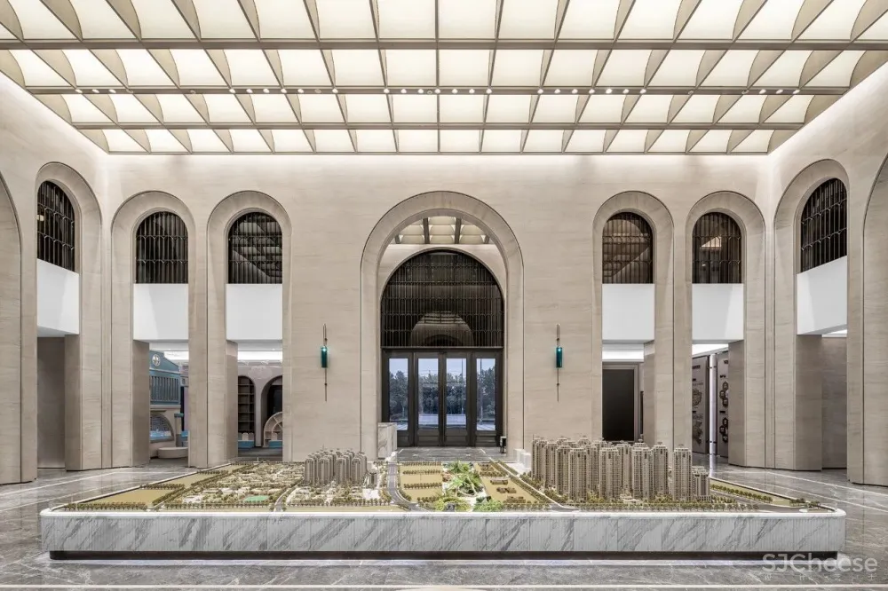 当代摩登气质的售楼中心设计,美的直入人心!