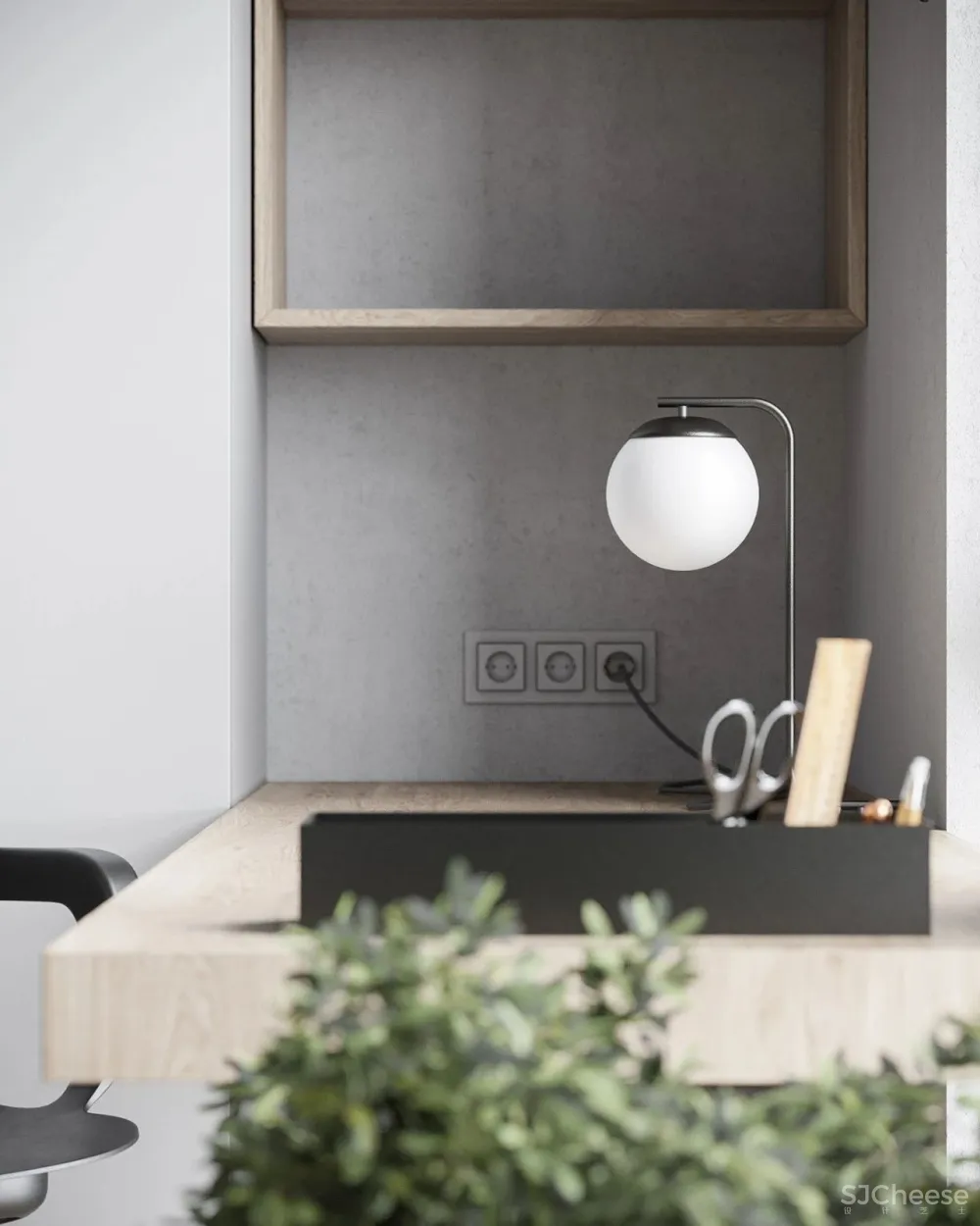 简约复式公寓,石材墙面竟如此有质感