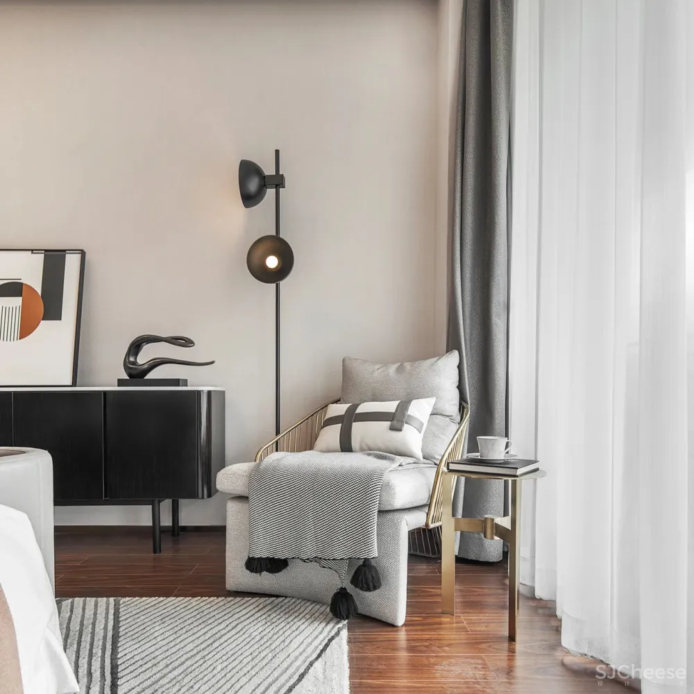 安想设计:156m² 现代雅致别墅,简约细腻