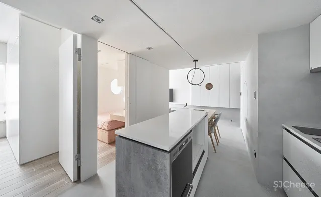 56㎡ 打造四居室,1㎡ 都不浪费!