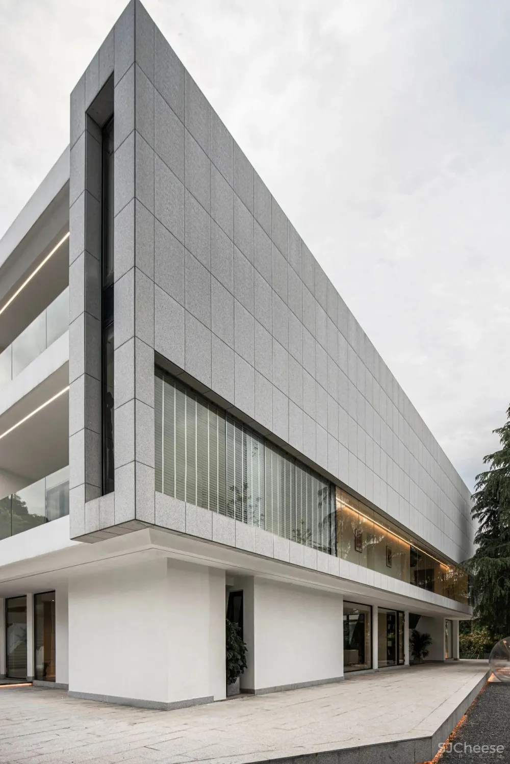 杉树林里的极美民宿