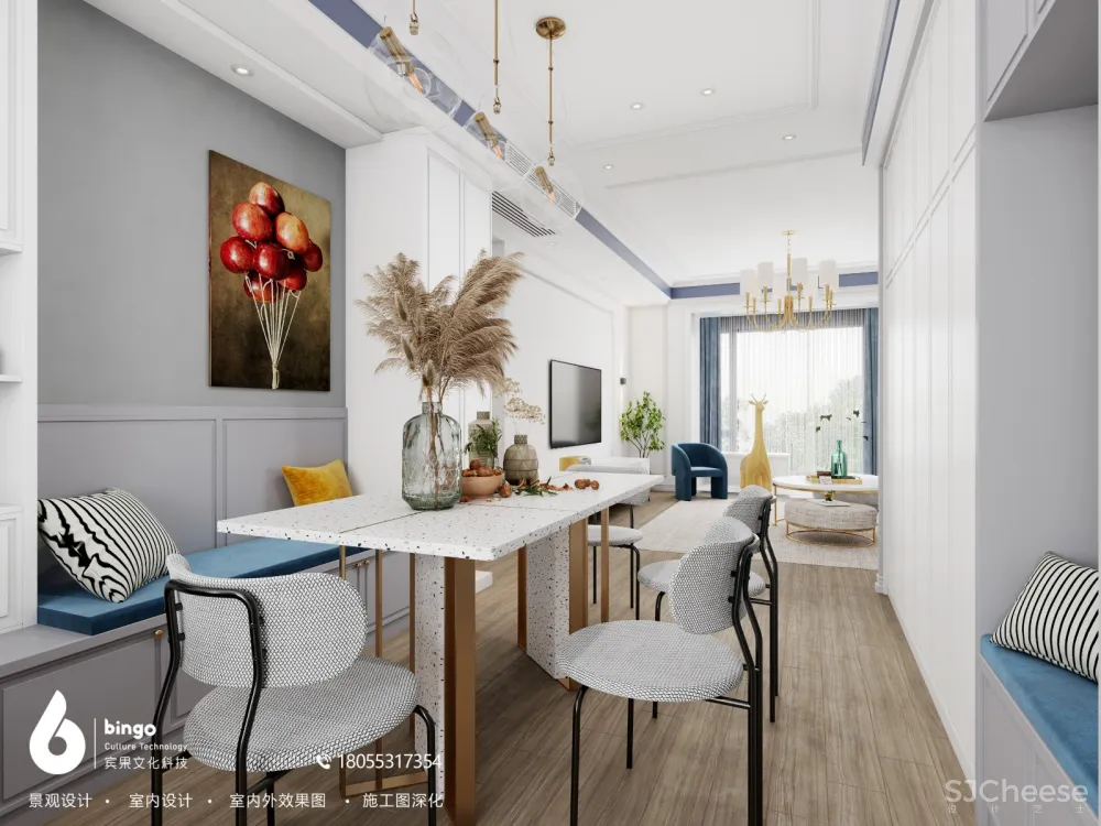 夏日里的小清新 现代美式