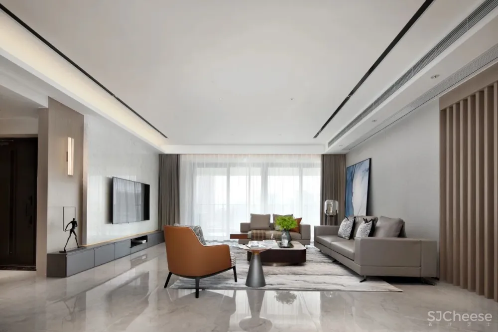 现代雅致,大平层的诗意美学