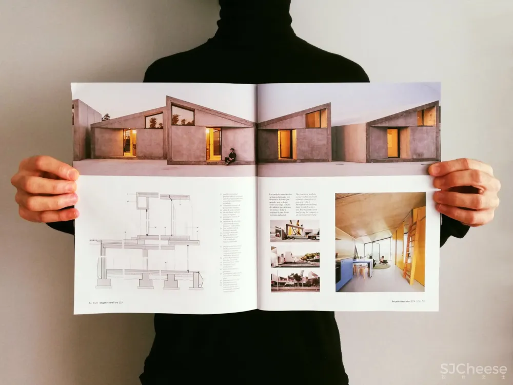 45㎡的混凝土LOFT，预制房也能有设计感！