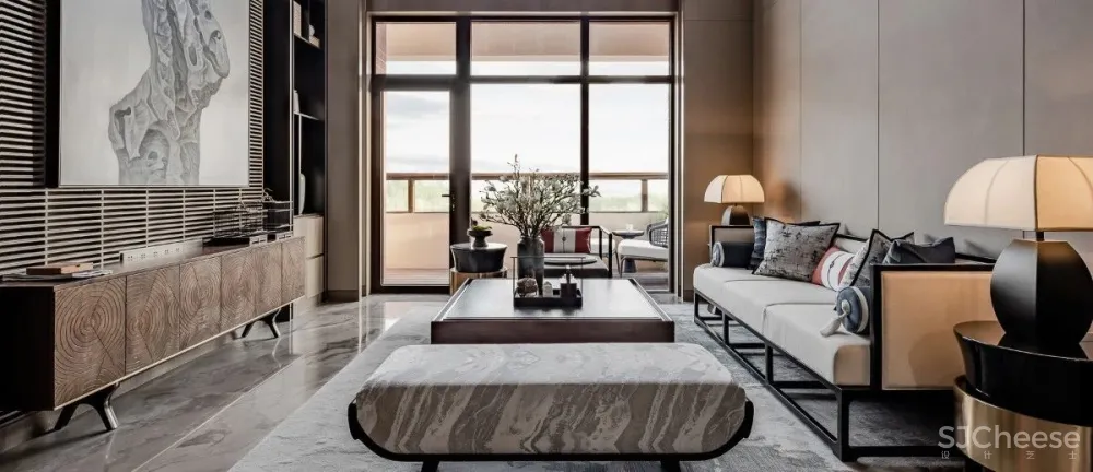 明德设计│塞上梦江南——银川万科翡翠公园上叠别墅样板间