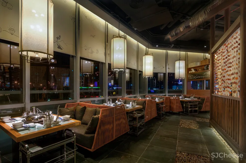 鲜到不得了的海鲜餐厅设计“近海蒸鲜”从海里飞来深圳