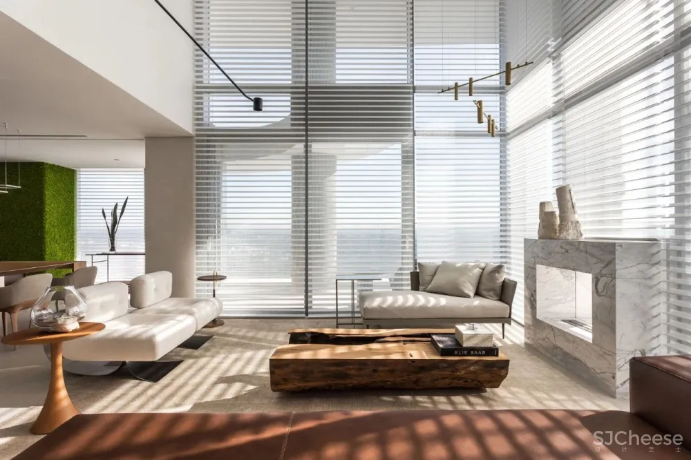 330m²顶奢复式的简约气质,低调而奢华