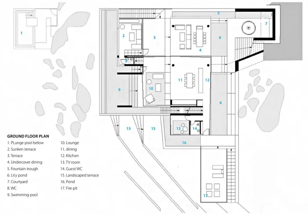 超酷的混凝土海景奢华别墅,深邃于空,容纳万境