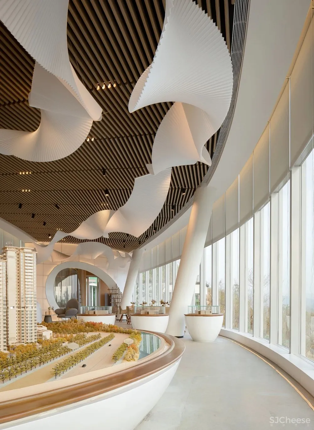 AOD设计新作丨邕江的漂浮售楼处