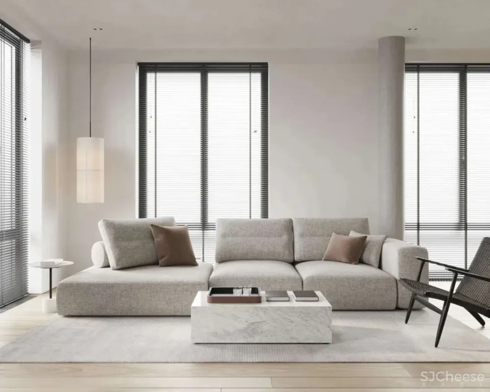 66㎡浅度灰私宅,简约不单调的质感生活!