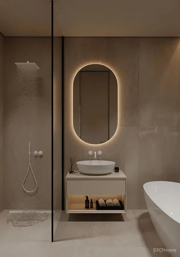 80㎡ 的一室户,隐藏式厨房布局更巧妙