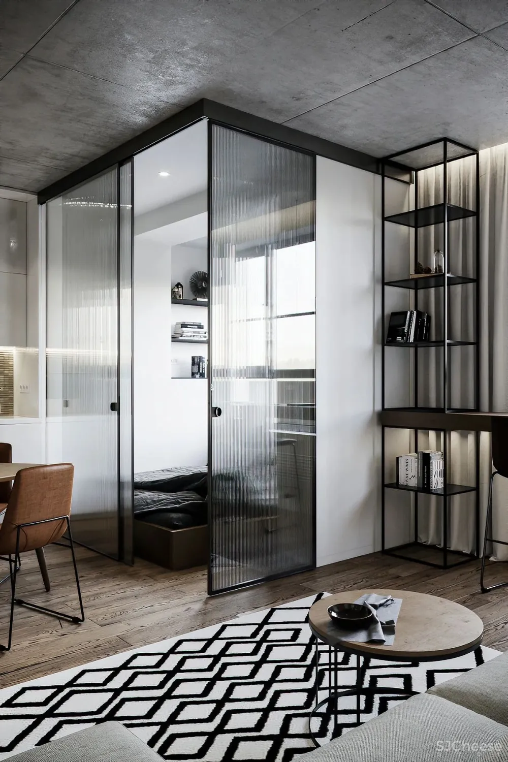 41㎡一居室，简单漂亮！